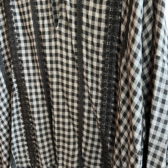 Zara grey and black checkered top - Picture 4 of 10